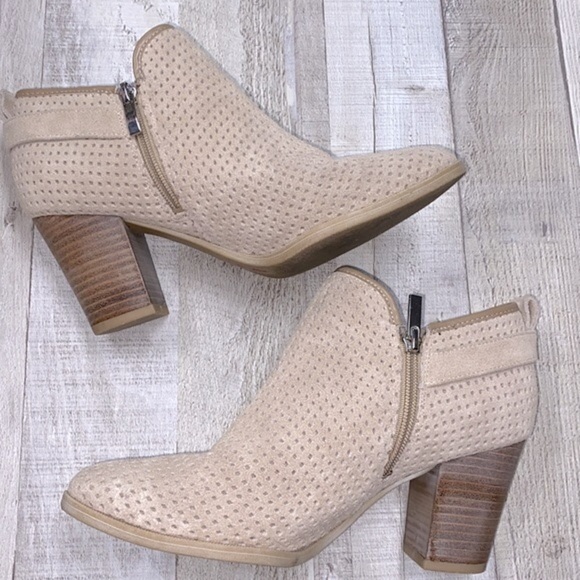 Franco Sarto leather ankle booties size 8 1/2 - Picture 2 of 10